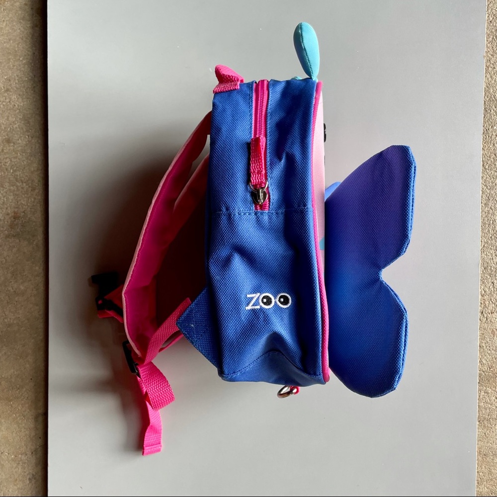 Skip Hop Pink & Purple Butterfly Toddler Backpack - Picture 7 of 9